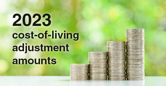2023 cost-of-living adjustments